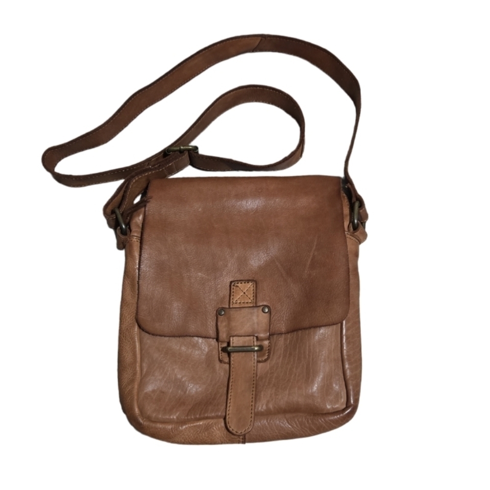 Harbour 2nd Brown 100% Genuine Leather Small Crossbody/messenger bag
